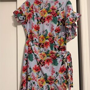 Drew (Anthropologie) Floral Wrap Dress